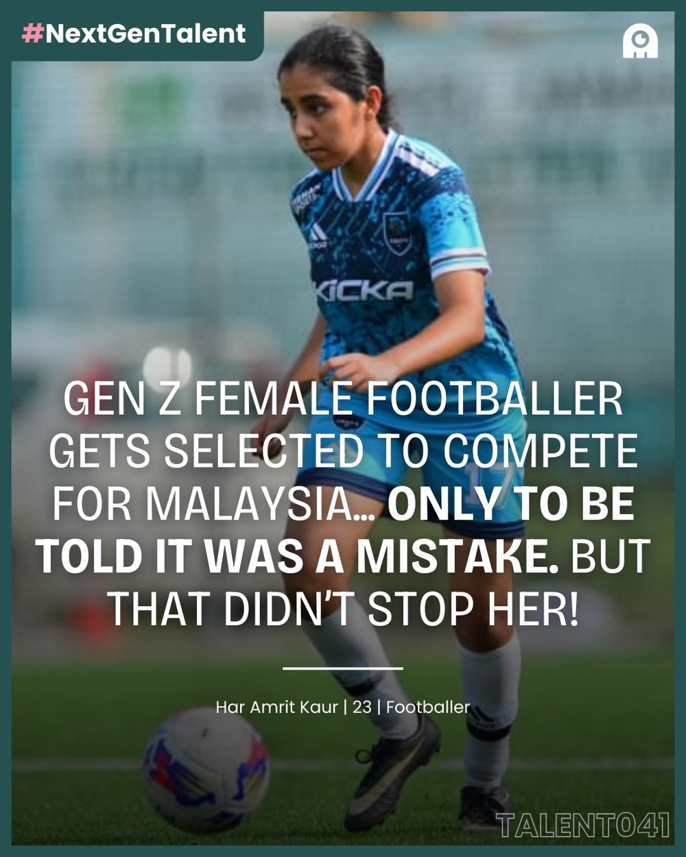 Meet Har Amrit Kaur – 16-Year-Old Footballer & Role Model
